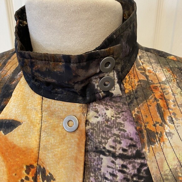 Verse Fall Women’s Jacket Quilted Shoulders Zipper/Snap Closure Long Sleeve M/L - Picture 3 of 14